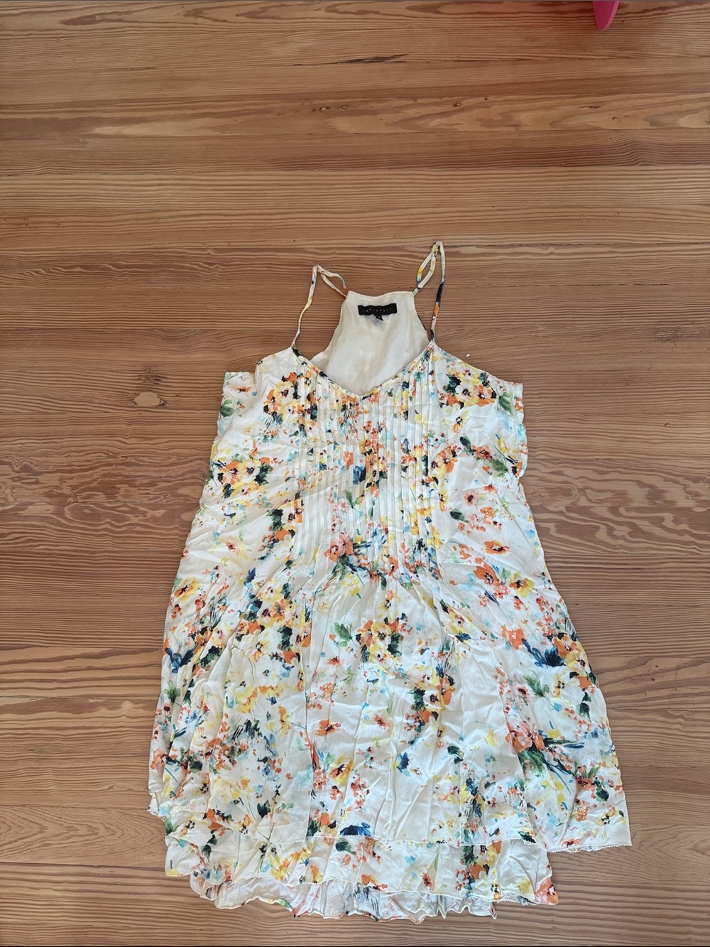 Sanctuary women’s slip dress Cream and Multi